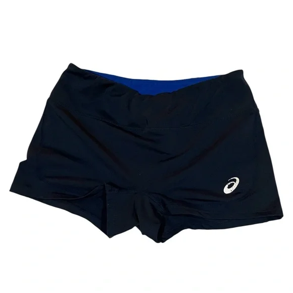 ASICS Women's Deep Blue Athletic Shorts - Picture 2 of 6